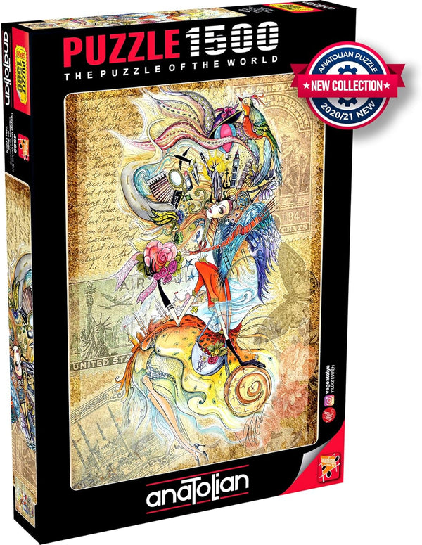 Anatolian - Circassion Girl Travelling The World Jigsaw Puzzle (1500 Pieces)