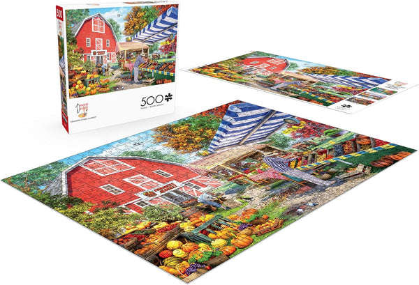 Buffalo Games - Country Life - Grandpa's Farm Market Jigsaw Puzzle (500 Pieces)