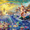 Ceaco - 4 in 1 Multipack - Disney Dreams Collection - Donald & Daisy Duck, 101 Dalmatians, Mickey, Minnie, & Pluto, & The Little Mermaid - 4x500pc by Thomas Kinkade Jigsaw Puzzle (2000 Pieces)