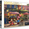 Harlington - Disney - Mickey and Minnie Sweetheart Café by Thomas Kinkade Jigsaw Puzzle (1000 Pieces)