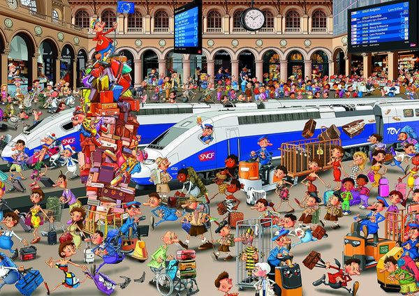 Piatnik - Ruyer, Railway Station Jigsaw Puzzle (1000 Pieces)