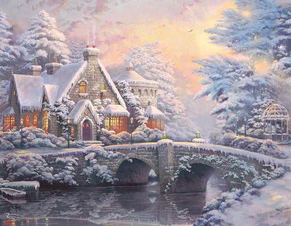 Ceaco - 4 in 1 Multipack - Holiday - 4x500pc by Thomas Kinkade Jigsaw Puzzle (2000 Pieces)