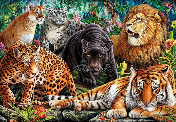 Clementoni - Wild Cats Jigsaw Puzzle (500 Pieces)