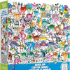 Ceaco - Animal Jam - Cats and Dogs by Lynn Johnston Jigsaw Puzzle (750 Pieces)