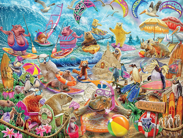 Ceaco - Story Mania - Beach Mania by Steve Sundram Jigsaw Puzzle (550 Pieces)