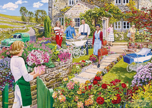 Gibsons - The Florist's Round (4 X 500pc) Jigsaw Puzzle (2000 Pieces)