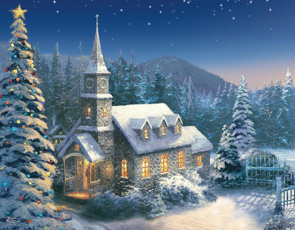 Ceaco - 4 in 1 Multipack - Holiday - 4x500pc by Thomas Kinkade Jigsaw Puzzle (2000 Pieces)