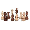 Chess Pieces 3.5" Indian Wood Weighted