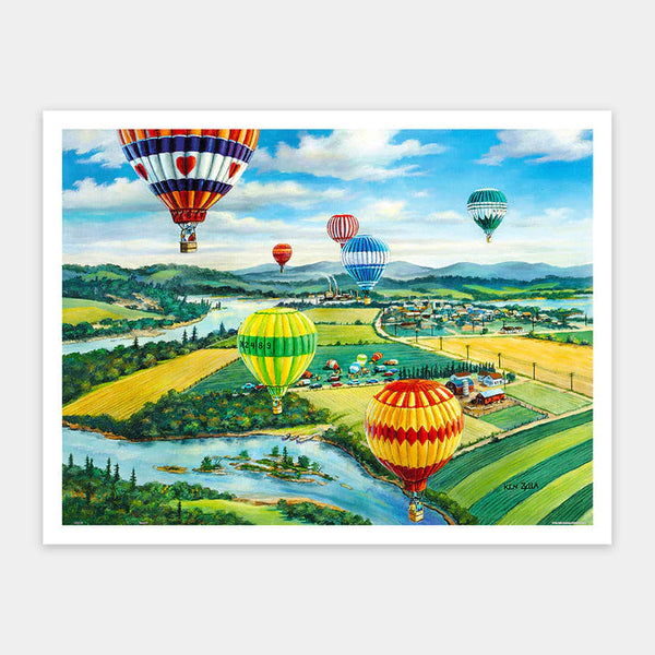 Pintoo - Canvas - Ballooners Rally Plastic Jigsaw Puzzle (366 Pieces)