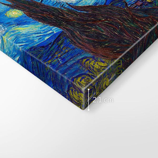 Pintoo - Canvas - Van Gogh Starry Night Plastic Jigsaw Puzzle (366 Pieces)