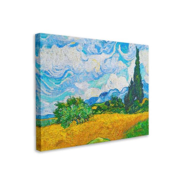 Pintoo - Canvas - Van Gogh Wheat Field Plastic Jigsaw Puzzle (366 Pieces)