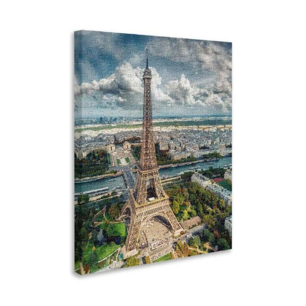 Pintoo - Canvas - Eiffel Tower Paris Plastic Jigsaw Puzzle (366 Pieces)