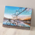 Pintoo - Canvas - Bicycle By The Serene Lake Plastic Jigsaw Puzzle (366 Pieces)