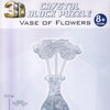 3D Animal Crystal Block Puzzle - Vase of Flowers