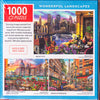 Arrow Puzzles - Wonderful Landscape - Night City Jigsaw Puzzle (1000 Pieces)
