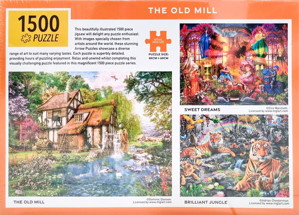Arrow Puzzles - The Old Mill by Dominic Davison Jigsaw Puzzle (1500 Pieces)