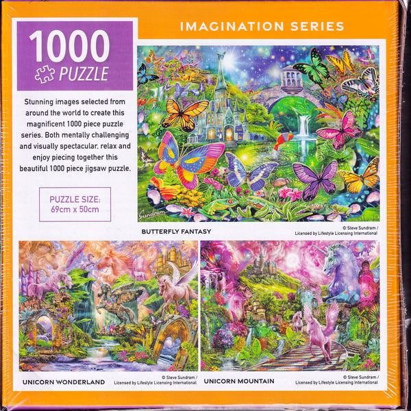 Arrow Puzzles - Butterfly Fantasy by Steve Sundram Jigsaw Puzzle (1000 Pieces)