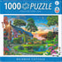 Arrow Puzzles - Imagination Series - Rainbow Cottage by P.D. Moreno Jigsaw Puzzle (1000 Pieces) (blue)