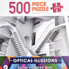 Arrow Puzzle - Optical Illusions -  Escher's Inspired Stairs 500 Piece Jigsaw Puzzle Large Piece