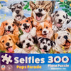 Arrow Puzzles - Selfies -  Pups Parade Selfie by Howard Robinson 300 Piece Jigsaw Puzzle Large Piece