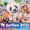 Arrow Puzzles - Selfies -  Zoo Cuties Selfie by Howard Robinson 300 Piece Jigsaw Puzzle Large Piece