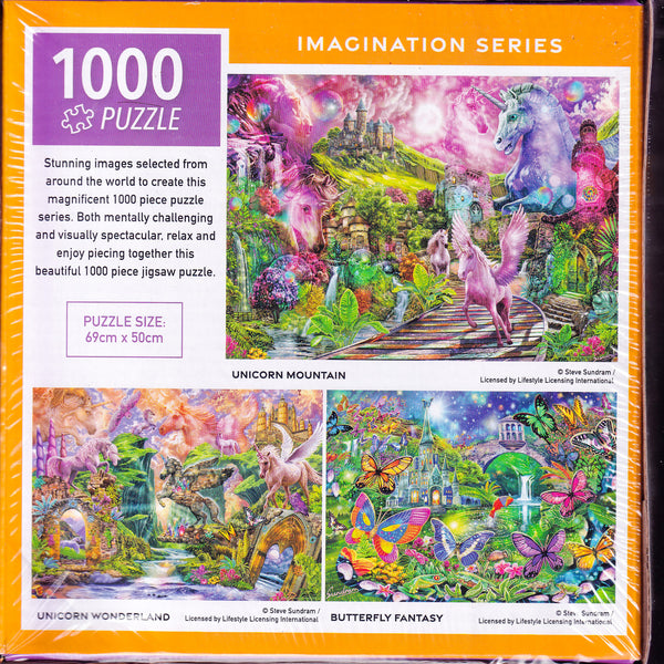 Arrow Puzzles - Unicorn Mountain by Steve Sundram Jigsaw Puzzle (1000 Pieces)