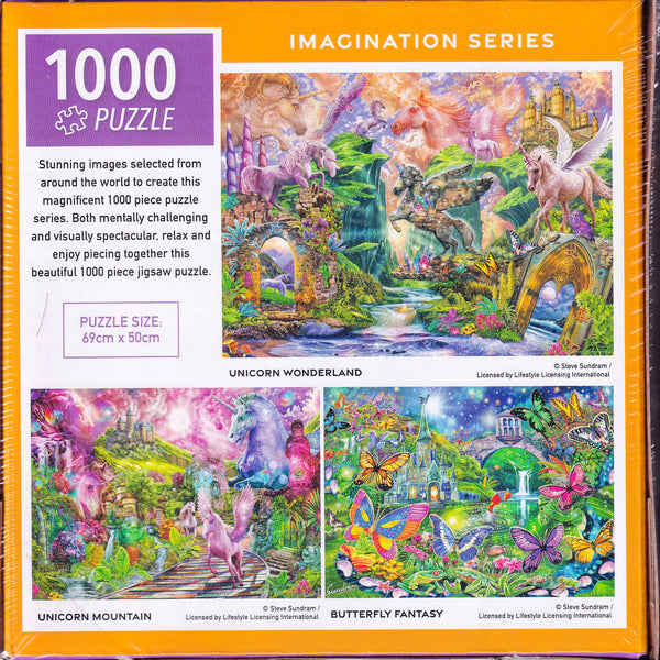 Arrow Puzzles - Unicorn Wonderland by Steve Sundram Jigsaw Puzzle (1000 Pieces)