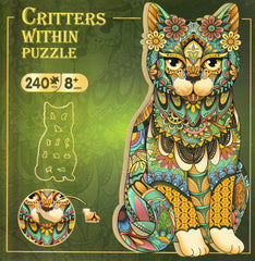 Critters Within Jigsaw Puzzle - Cat (240 Pieces)