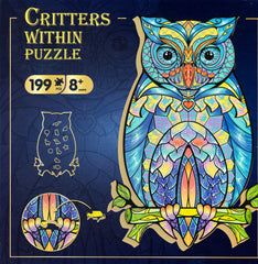 Critters Within Jigsaw Puzzle - Owl (199 Pieces)