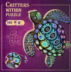 Critters Within Jigsaw Puzzle - Turtle (191 Pieces)