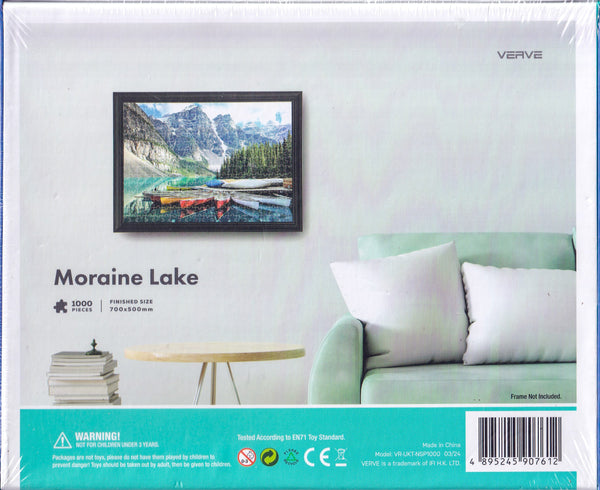 Verve - Moraine Lake Jigsaw Puzzle (1000 Pieces)