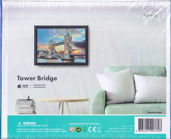 Verve - Tower Bridge Jigsaw Puzzle (1000 Pieces)