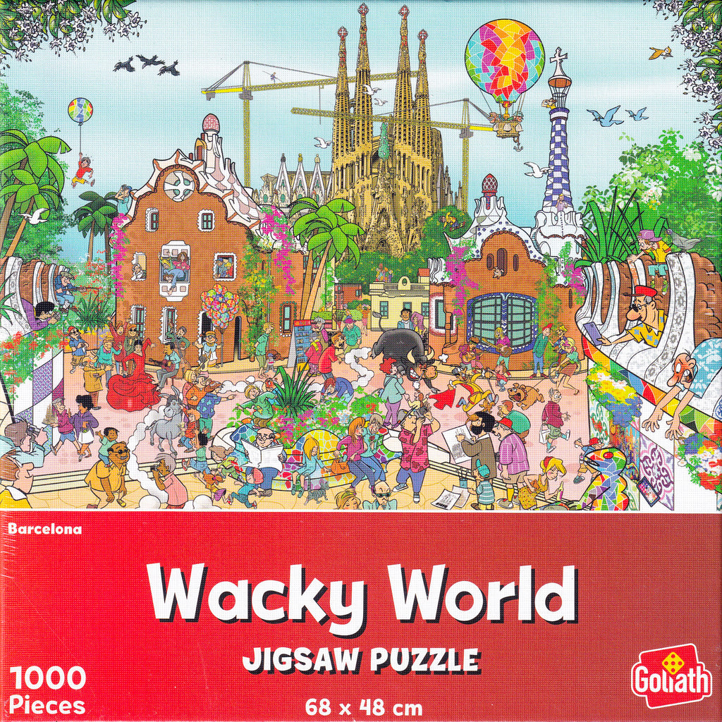 Wacky World - Barcelona 1000 Piece Jigsaw Puzzle | I Love Puzzles