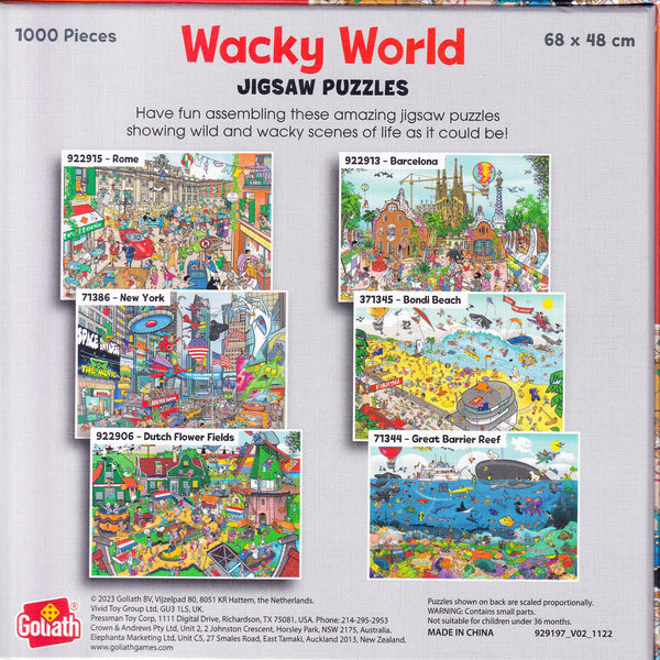 Wacky World - Dutch Flower Fields 1000 Piece Jigsaw Puzzle