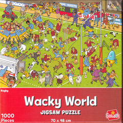 Wacky World - Rugby 1000 Piece Jigsaw Puzzle