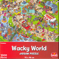 Wacky World - Triathlon 1000 Piece Jigsaw Puzzle