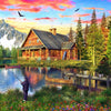 Holdson - Dominic Davison - Sunsets 3 The Fishing Cabin Jigsaw Puzzle (1000 Pieces)