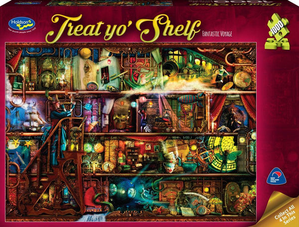 Holdson - Treat Yo' Shelf - Fantastic Voyage by Aimee Stewart Jigsaw Puzzle (1000 Pieces)