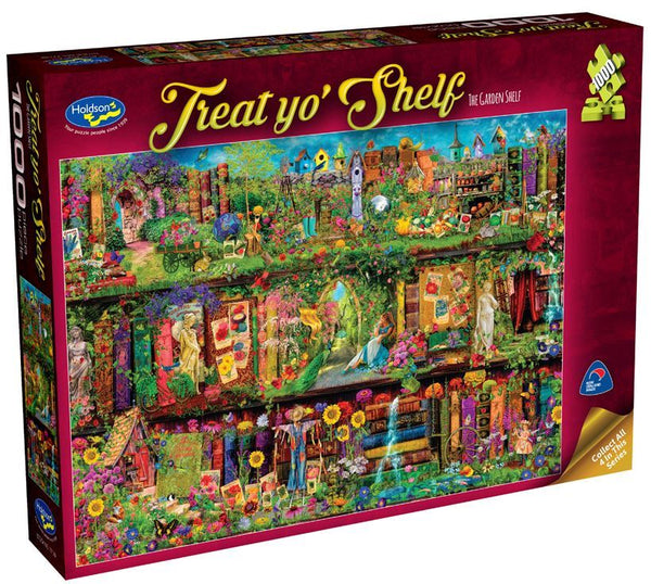 Holdson - Treat Yo' Shelf - Garden Shelf by Aimee Stewart Jigsaw Puzzle (1000 Pieces)