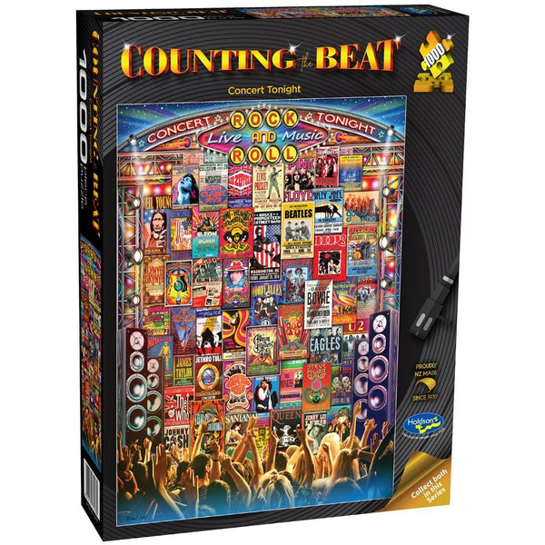 Holdson - Counting The Beat - Concert Tonight by Michael Fishel Jigsaw Puzzle (1000 Pieces)