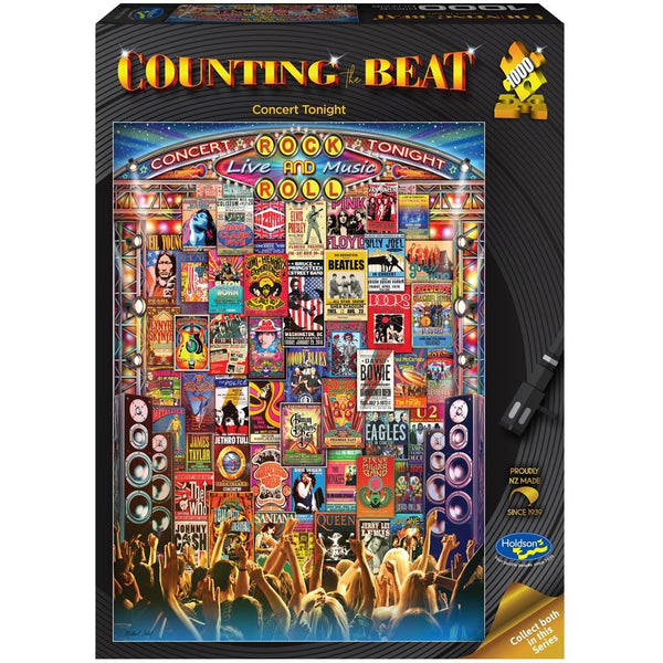 Holdson - Counting The Beat - Concert Tonight by Michael Fishel Jigsaw Puzzle (1000 Pieces)