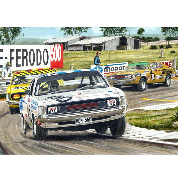 Holdson - Legends of The Track - Mopar Magic by Mike Harbar Jigsaw Puzzle (1000 Pieces)