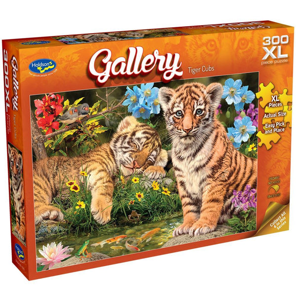 Holdson - Gallery 7 Tiger Cubs Large Piece Jigsaw Puzzle (300 Pieces)