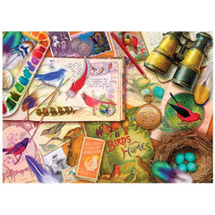 Holdson - Treats N Treasures 3 Vintage Birdwatcher by Aimee Stewart Jigsaw Puzzle (1000 Pieces)