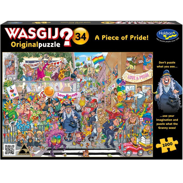 Holdson - Wasgij 34 a Piece of Pride Jigsaw Puzzle (1000 Pieces)