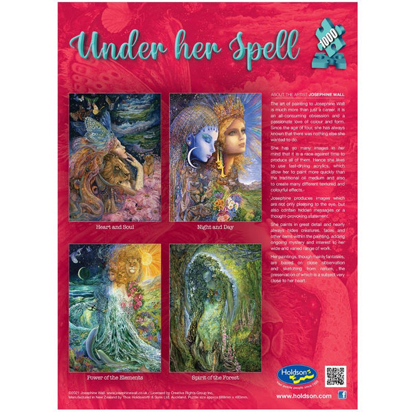 Holdson - Under Her Spell - Spirit Of The Forest by Josephine Wall Jigsaw Puzzle (1000 Pieces)