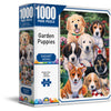 Crown - Radiant Series - Garden Puppies Jigsaw Puzzle (1000 pieces)