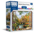 Crown - Picturesque Series - Autumn Church Frame Jigsaw Puzzle (1000 pieces)