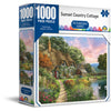 Crown - Picturesque Series - Sunset Country Cottage Jigsaw Puzzle (1000 pieces)