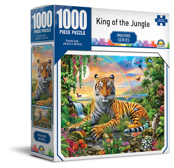 Crown - Imagine Series - King of the Jungle Jigsaw Puzzle (1000 pieces)